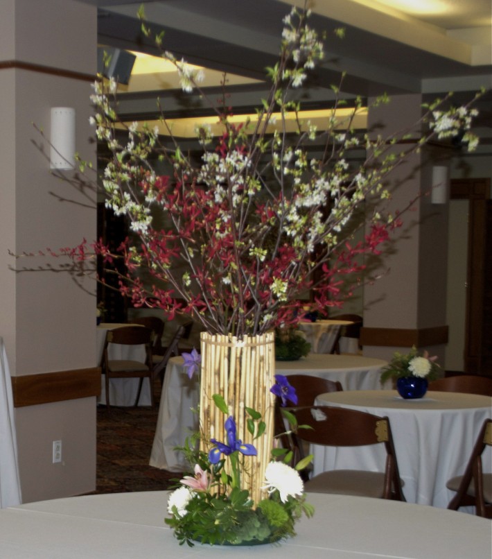 A Large Custom Fl Arrangement By Helen Stock Designs For Belmont Hill School Event At Boston Symphony Hall